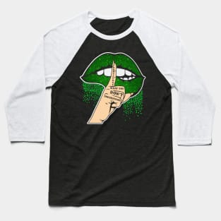 Don't Judge What You Don't Understand Green Lips Baseball T-Shirt